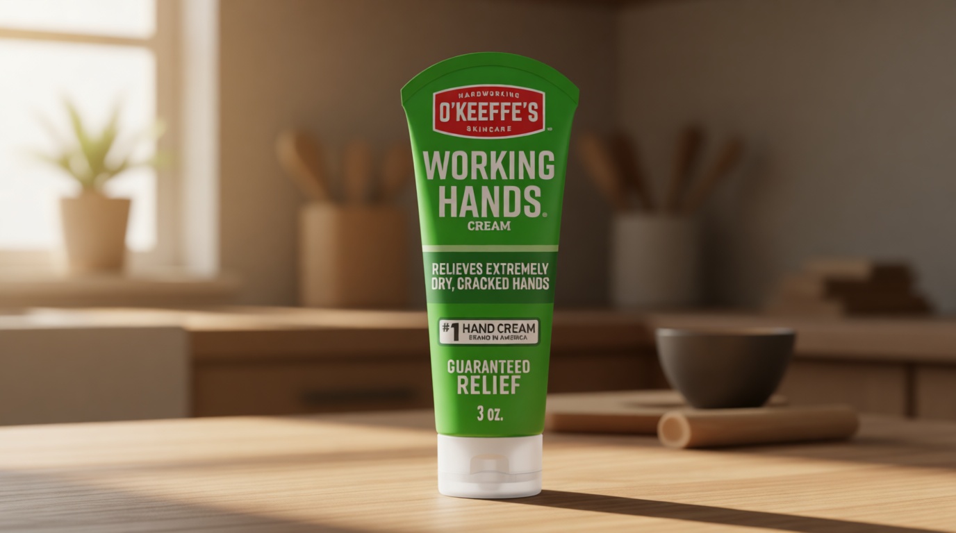 O'Keeffe's Working Hands Hand Cream for Extreme Dryness - 3 oz Travel Size Tube (1 Pack) - Repairing Skincare for Cracked, Dry Hands