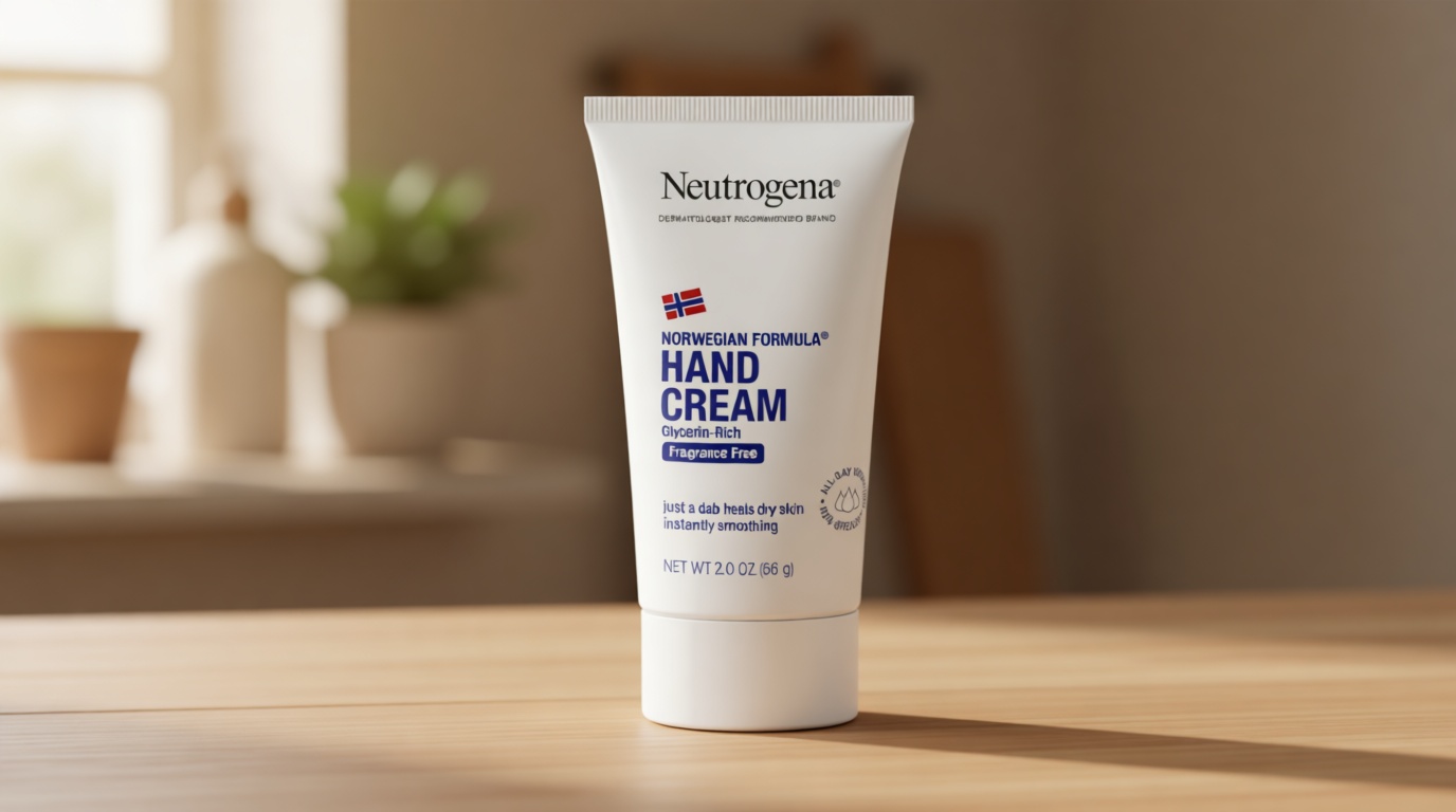 Neutrogena Norwegian Formula Moisturizing Hand Cream for Dry, Rough Hands, Fragrance-Free Glycerin Hand Lotion for Softer Skin, Concentrated Intensive Hand Cream, 2 oz