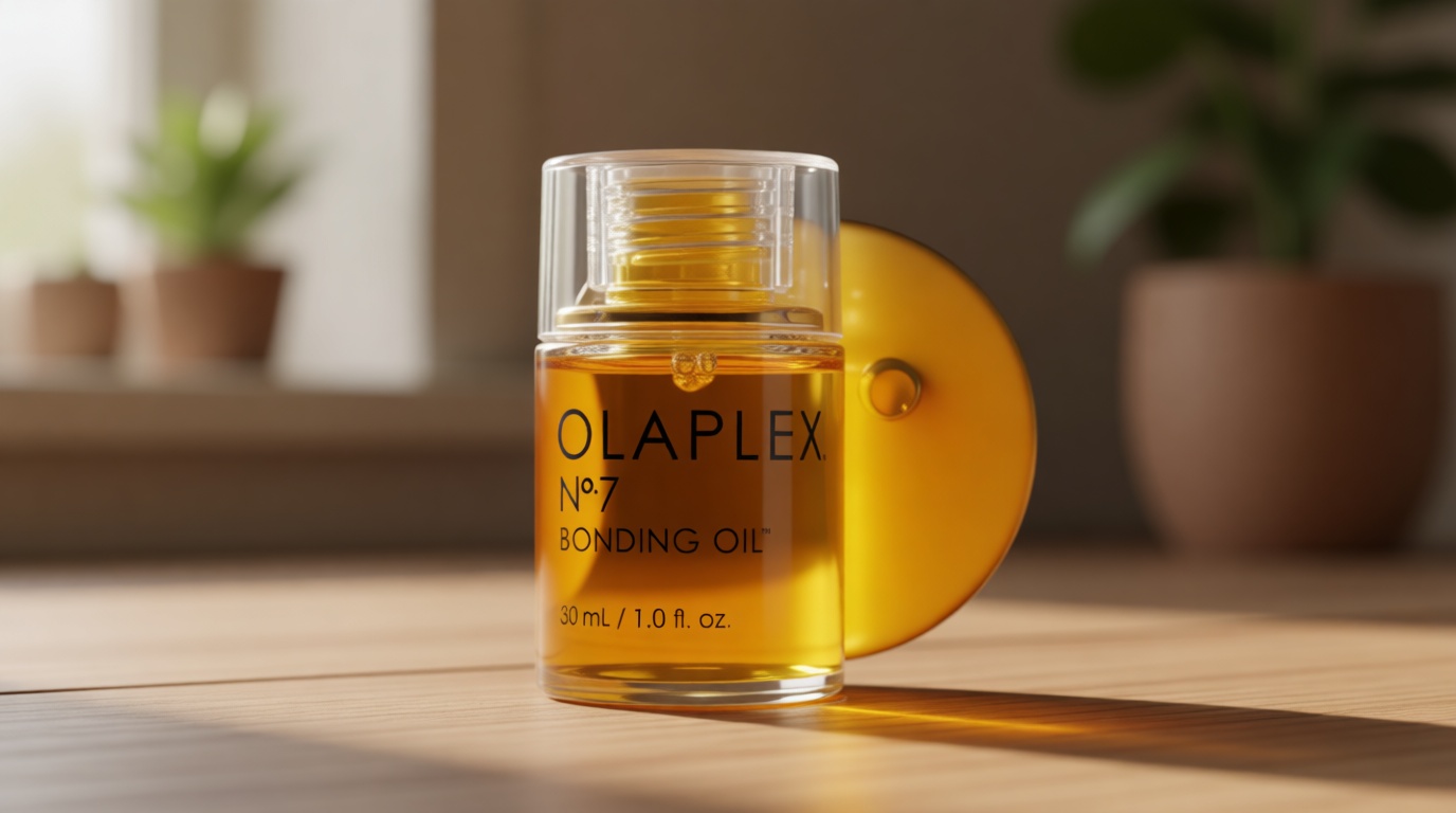 Olaplex Nº. 7 Bonding Oil: High Shine | Heat Protectant, Visibly Smooths & Softens Hair, Added Color Vibrancy, Up to 72 Hour Frizz Control | For Coily, Curly, Straight, and Wavy