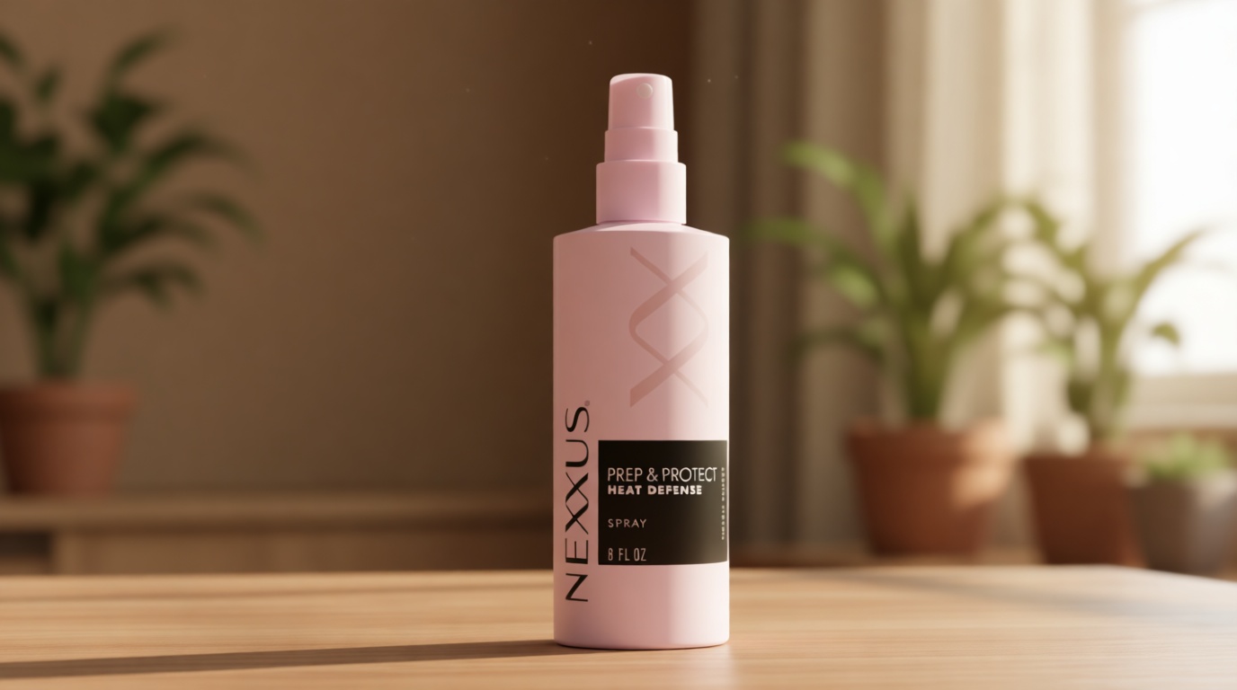 Nexxus Styling Heat Protectant Nourishing Prep & Protect Heat Defense Spray Heat Protection Spray Powered by Styleprotect Technology 6 oz