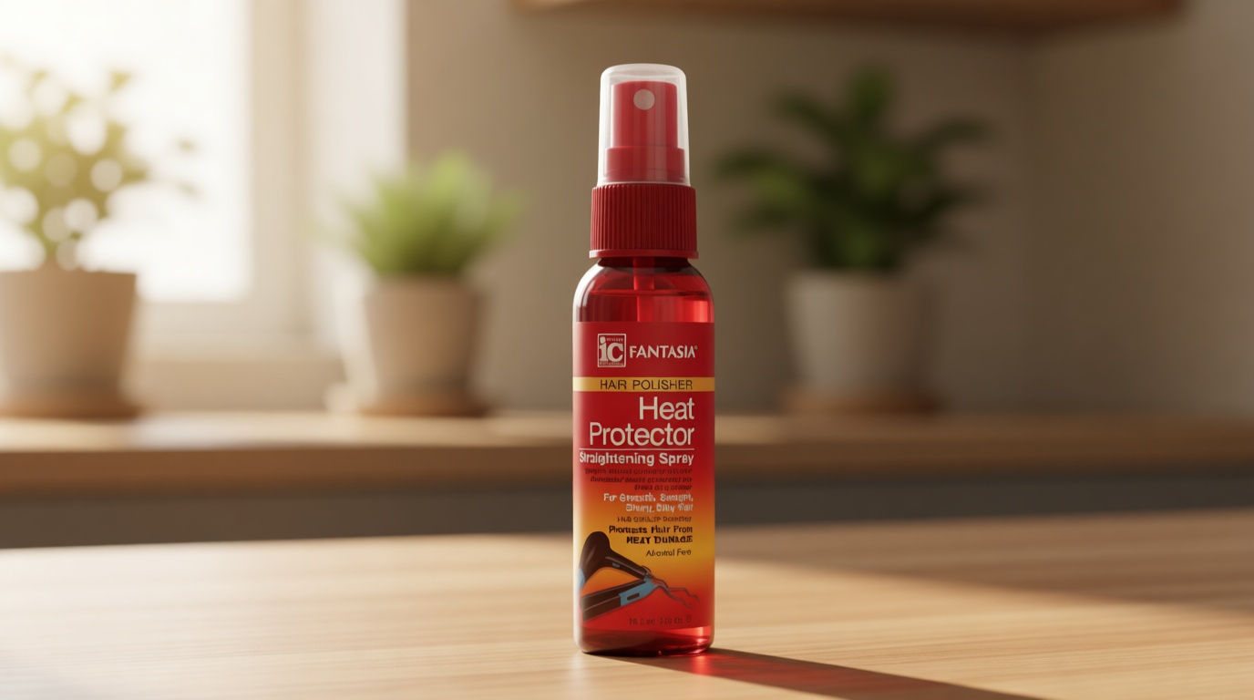 Fantasia IC Heat Protector Straightening Spray 2 oz (Pack of 3)