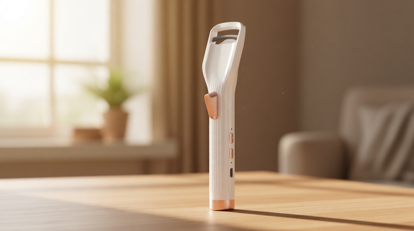 Heated Eyelash Curler Premium PRO - Fast Heat up in 8s - 24 Hours Long Lasting - Rechargeable Electric Eyelash Curler with Type-C, Innovative L Silicone, 2 Heat Modes, Anti-Burn Eyelid, White-FC