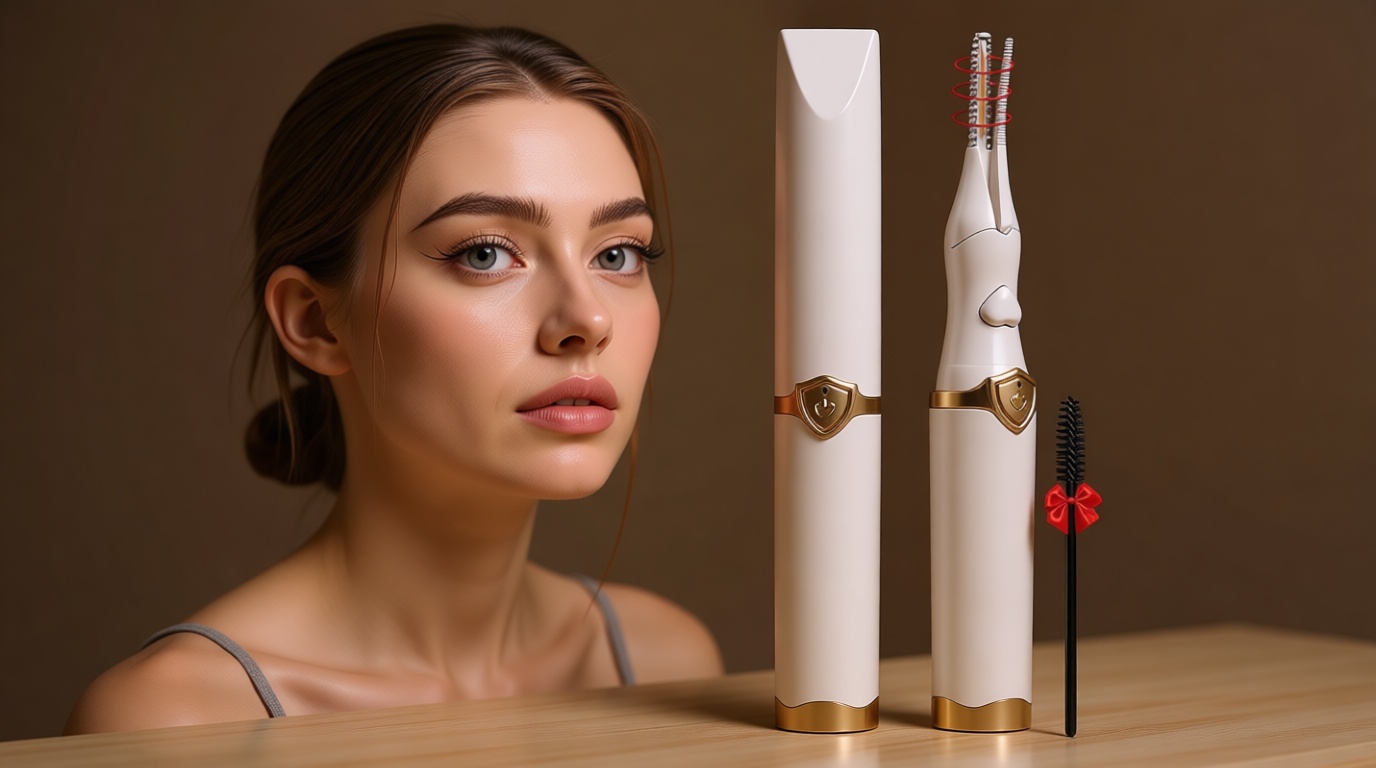 Heated Eyelash Curler - 2 in 1 Clip-Type Eyelash Curlers - Electric Eyelash Curler Rechargeable for 24H Long Lasting, 3 Heating Modes, 8S Fast Heating, Makeup Tool Gifts for Women Girls, White-FB