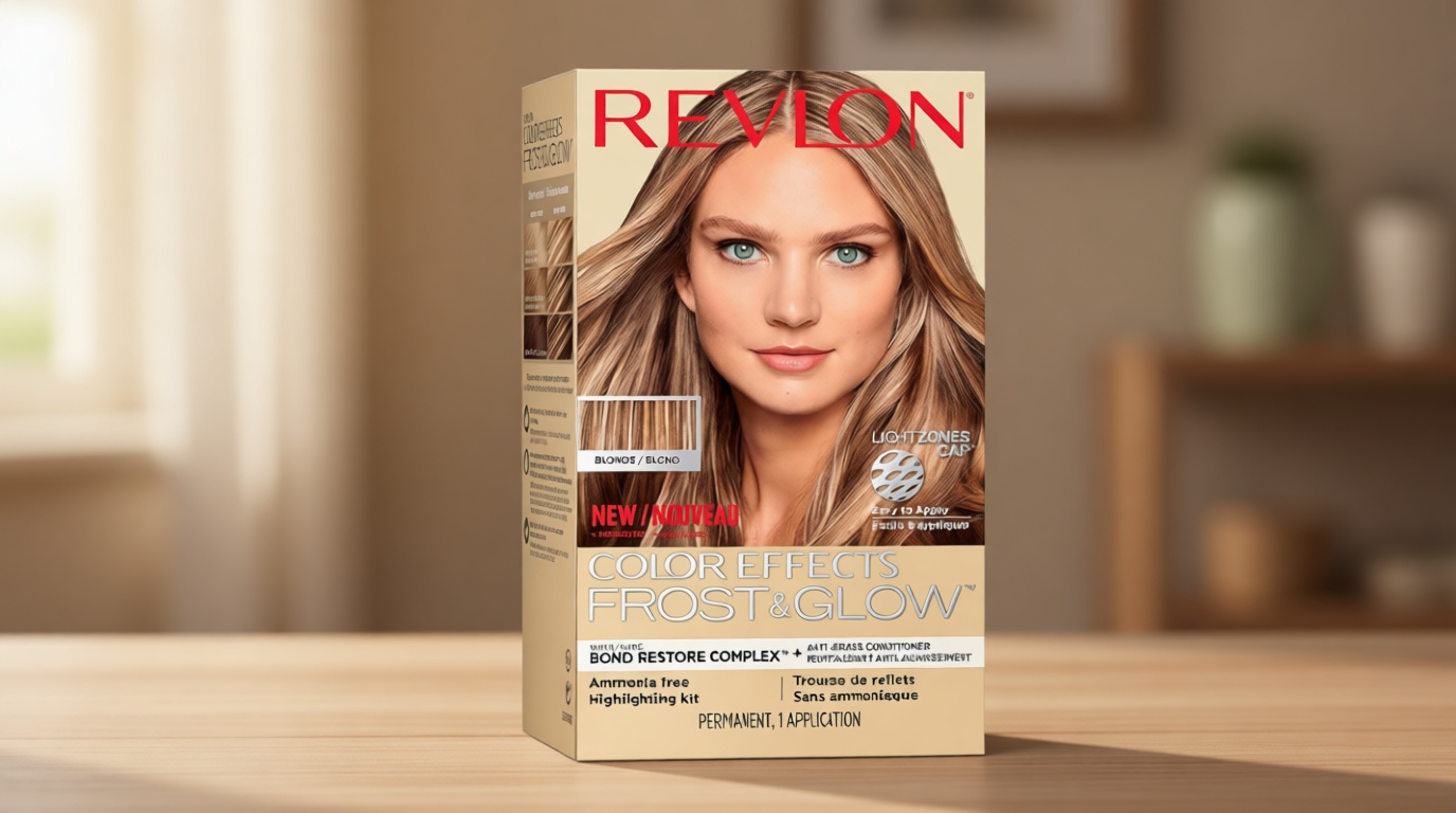Revlon Color Effects Highlighting Kit, Permanent Hair Dye, For Balayage, Frosting, & Ombre Styling, Ammonia & Paraben Free, 20 Blonde, 8 Oz (Pack of 1)