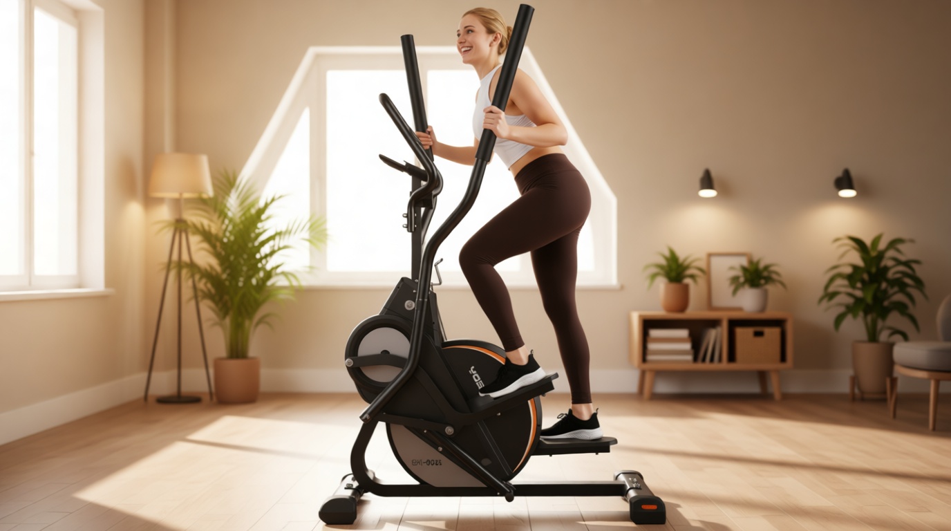 YOSUDA Elliptical Exercise Machine, 3-in-1 (Elliptical + Cardio Climber + Stair Stepper) Elliptical Machine for Home with 45°Incline, 15.5 in Stride, 16-Levals Resistance, Quiet Magnetic System Recycled Claim Standard Blended