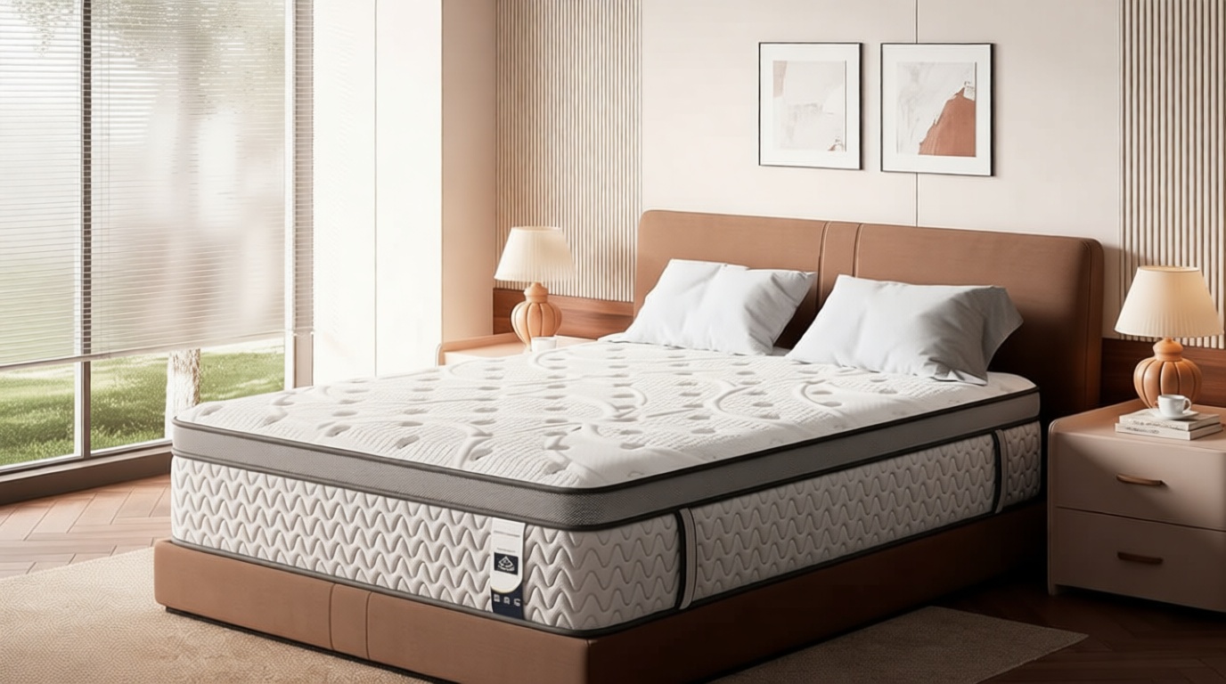 SLEEP100 Full Mattress 14 Inch, 5-Zone Deep Sleep Firm Mattress with Extra Lumbar & Shoulder Support, Hotel Collection Hybrid Double Mattresses Pain Relief - Fiberglass Free - No Odor-365 Night Trial OEKO-TEX STANDARD 100