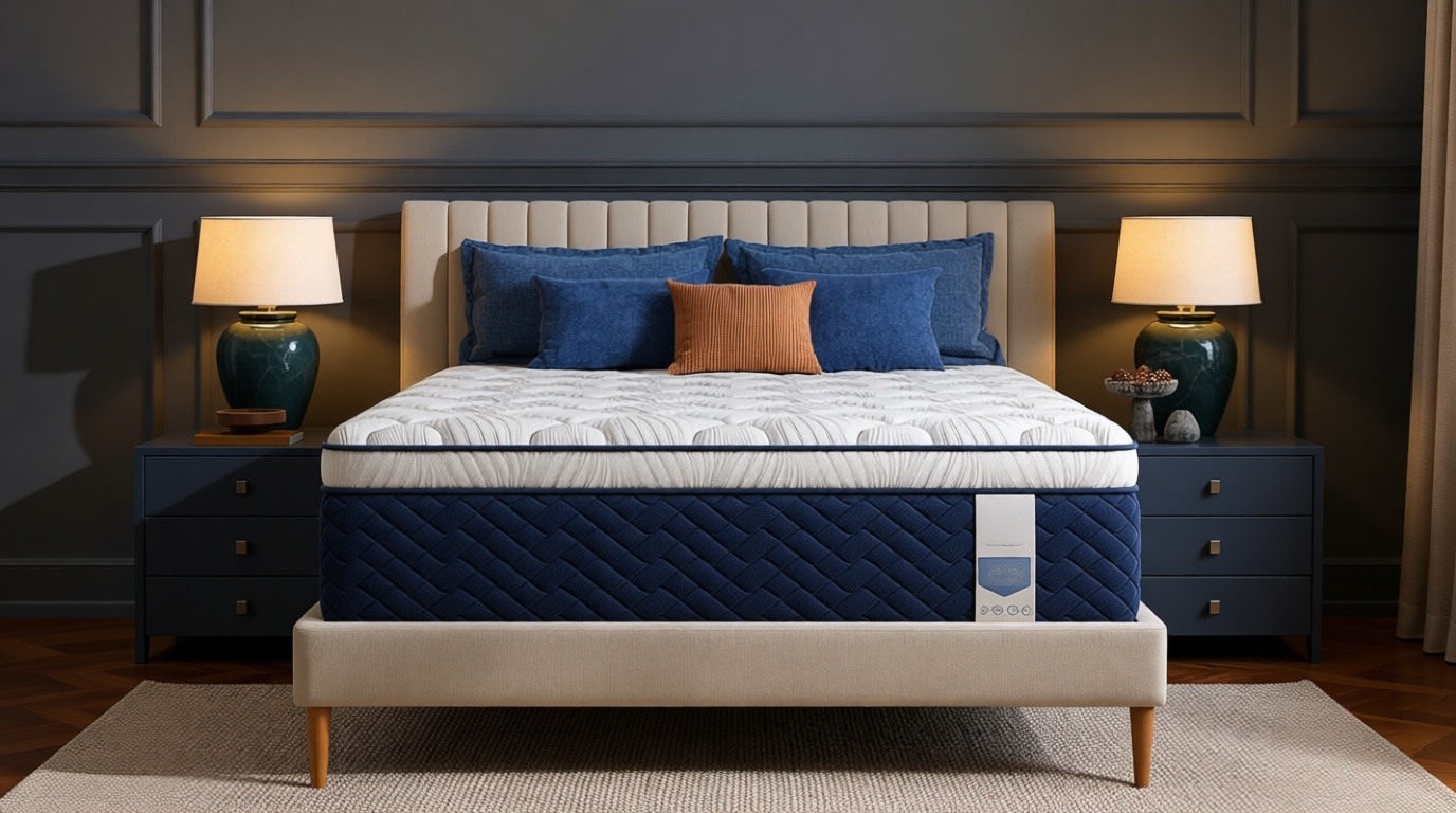 Firm Queen Mattress 14 Inch - Hotel Collection Hybrid Mattress with 7-Zone Support for Spinal Alignment, Extra Back & Hip Support, Fiberglass-Free, CertiPUR-US Certified, 365-Night Trial OEKO-TEX STANDARD 100