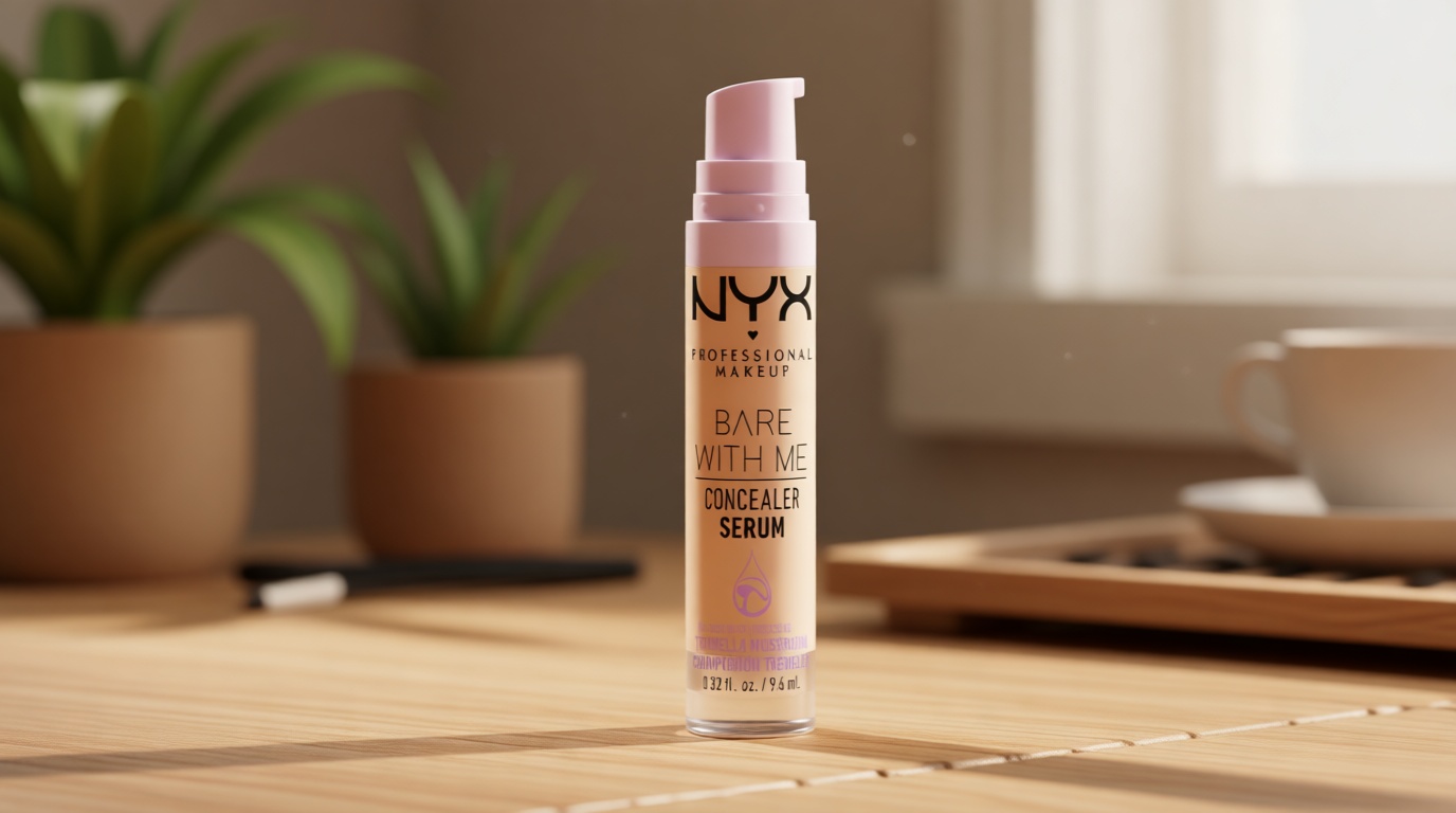 NYX PROFESSIONAL MAKEUP Bare With Me Concealer Serum, Concealer Makeup For Up To 24Hr Hydration - Light