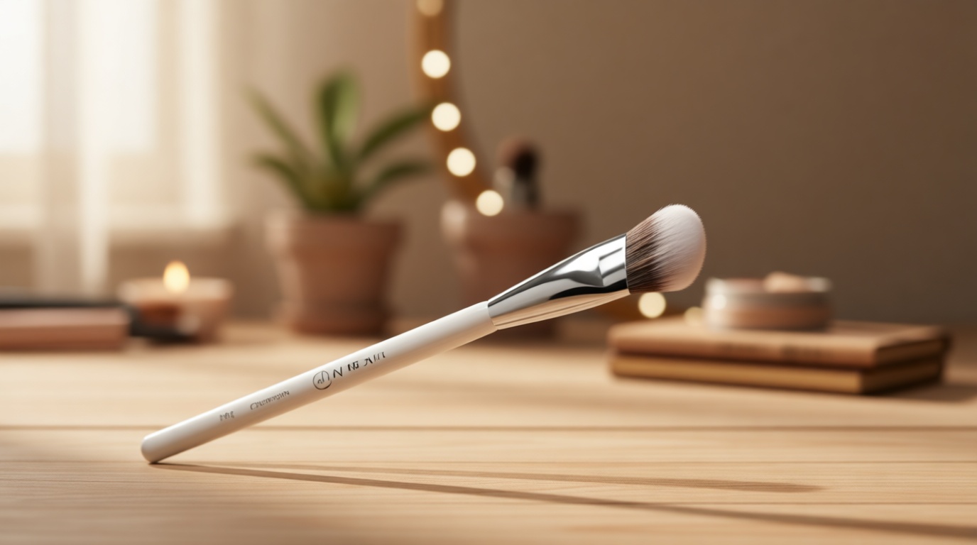 Albeaut Concealer Brush, Angled Under Eye Makeup Small Foundation Precision Face Blending Brush (193 concealer brush)