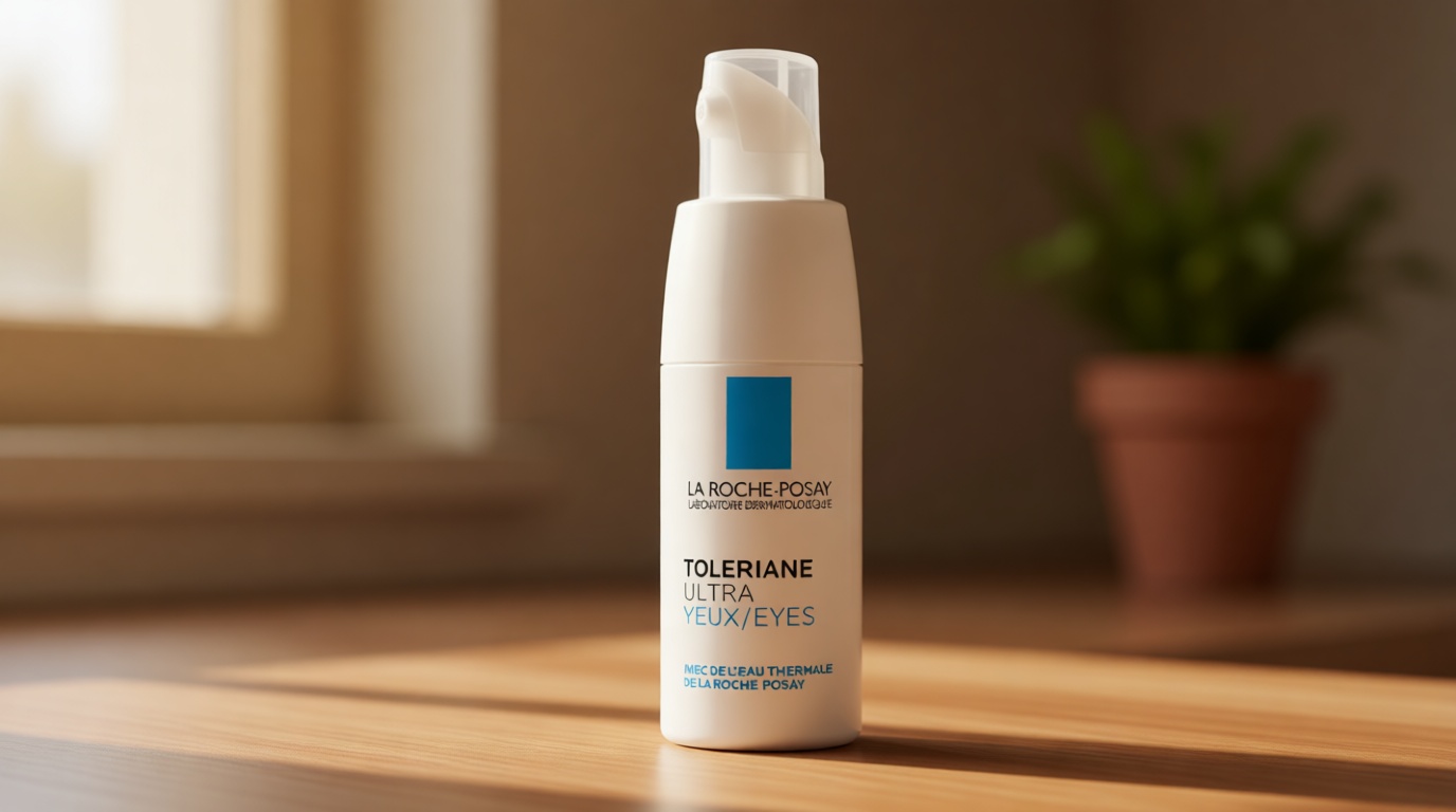 La Roche-Posay Toleriane Dermallergo Eye Cream Soothing Repair Moisturizer, Soothes and Comforts Sensitive Skin, Allergy Tested, Fragrance Free, Alcohol Free, Formerly Toleriane Ultra Eyes