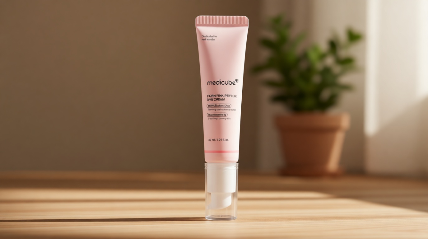 medicube Eye Serum with Salmon DNA PDRN & Pink Peptides | 99% Purity Retinol for Fine Lines | PDRN & Niacinamide for Uneven Skin Tone | Korean Skincare, 1.01 fl.oz