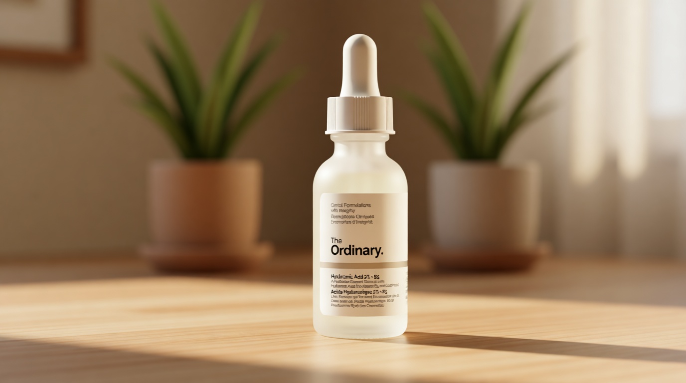 The Ordinary Hyaluronic Acid 2% + B5 (with Ceramides), Multi-Depth Hydration Serum for Plumper, Smoother Skin