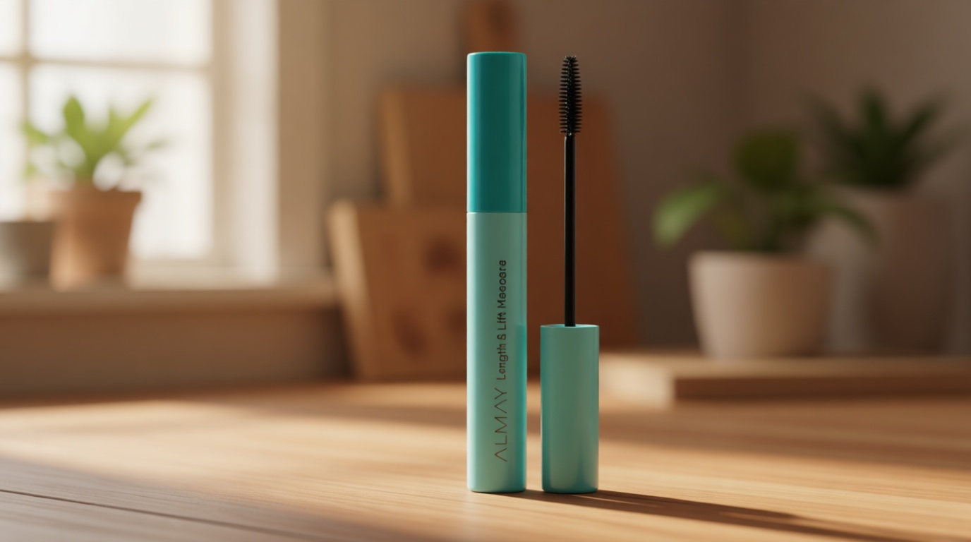 Almay Lengthening Mascara, Volume & Lift, Eye Makeup, Hypoallergenic and Fragrance Free (Packaging May Vary), 010 Blackest Black, 0.24 fl oz