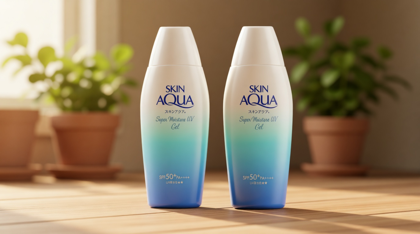 Skin Aqua UV Super Moisture Gel Hydrating Sunscreen SPF50+/PA++++ - 110g - Pack of 2