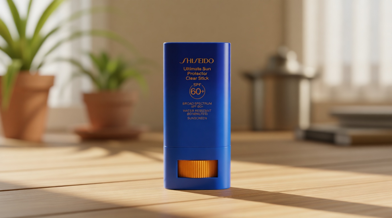 Shiseido Clear Sunscreen Stick - Invisible Broad-Spectrum Face Sunscreen - Wear Under & Over Makeup - Lightweight Formula - All Skin Types
