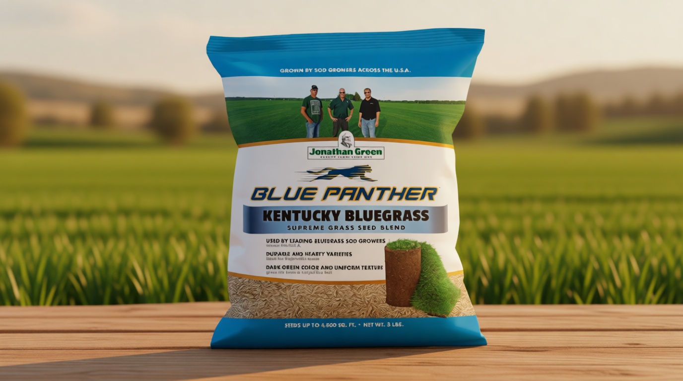 Jonathan Green (11970) Blue Panther Kentucky Bluegrass Grass Seed - Cool Season Lawn Seed (3 lb)