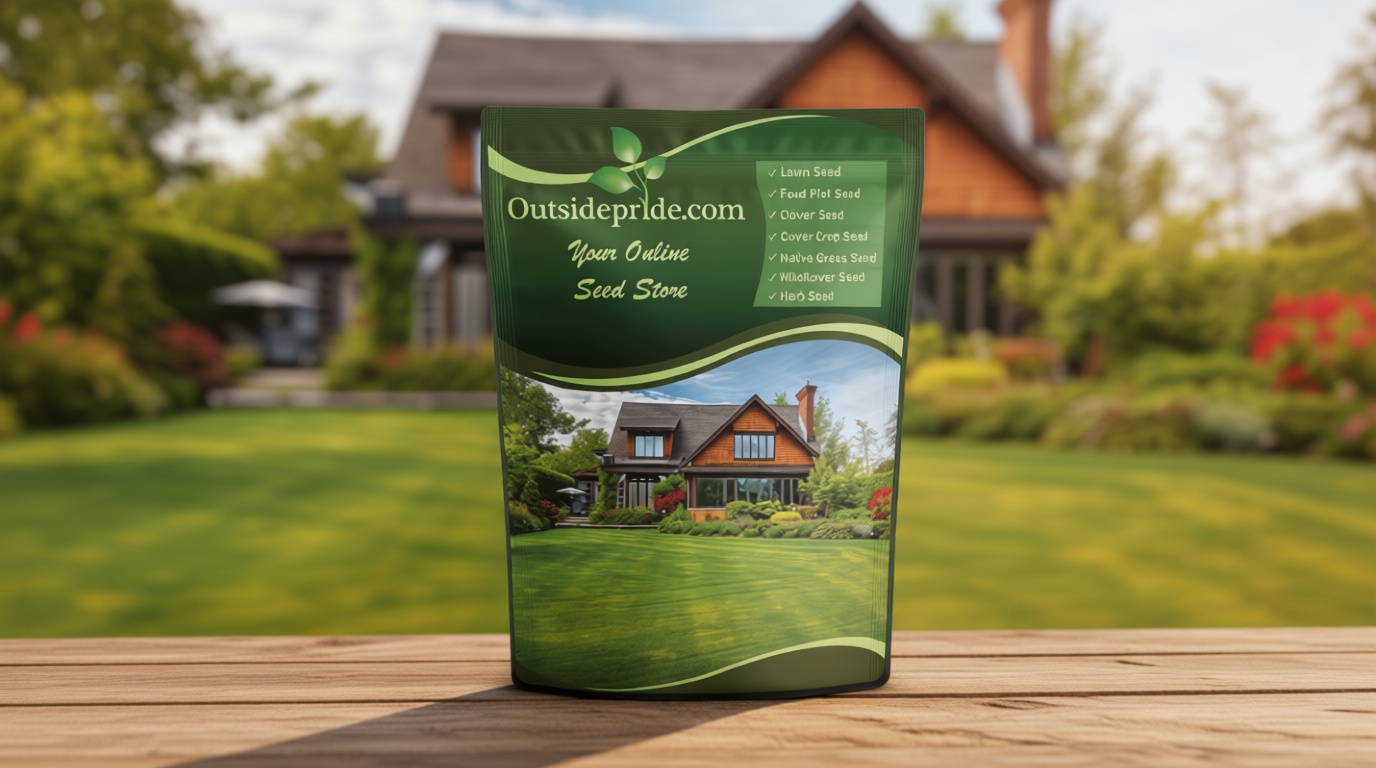 Outsidepride Midnight Kentucky Bluegrass Seed - 5 Lbs. Cold & Drought Tolerant, Sun-Loving Lawn Grass Seed, w/High Traffic Tolerance & Deep Root System, OptiGrowth Coated for Better Establishment