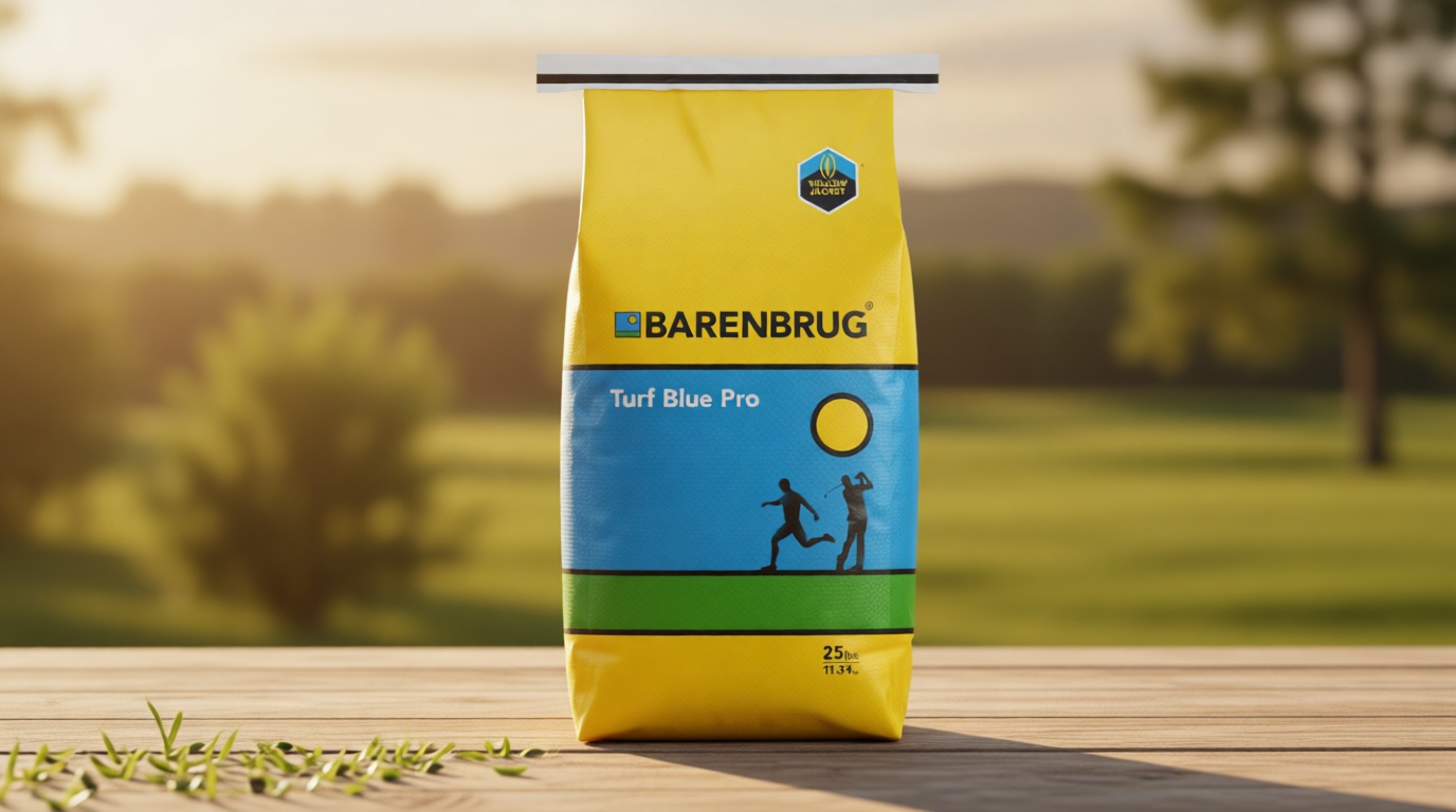 Barenbrug Turf Blue Pro Kentucky Bluegrass Lawn Seed with Yellow Jacket Seed Coating, All-Season Durable Grass Mix for Lawns, 25-lb. Bag