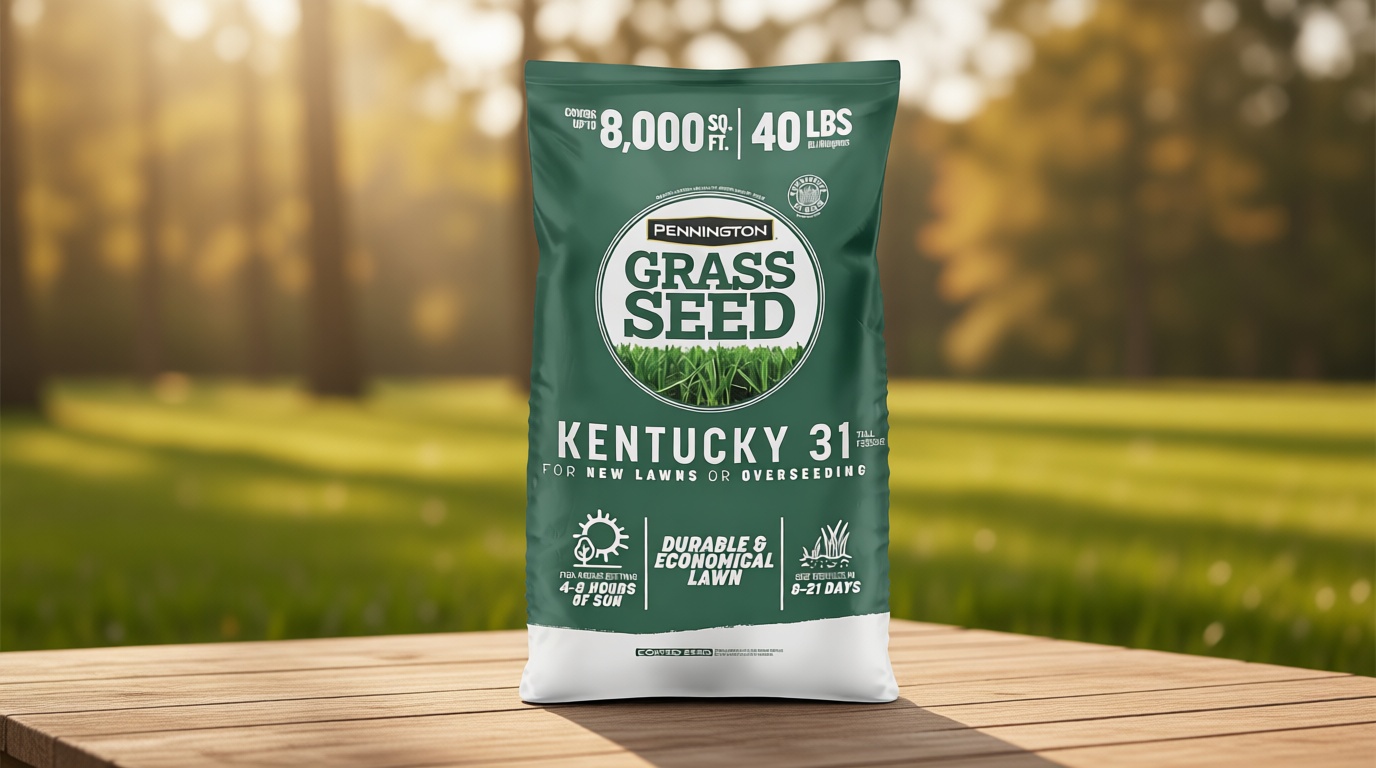 Pennington 100% Kentucky 31 Tall Fescue Penkoted Grass Seed 40 lbs