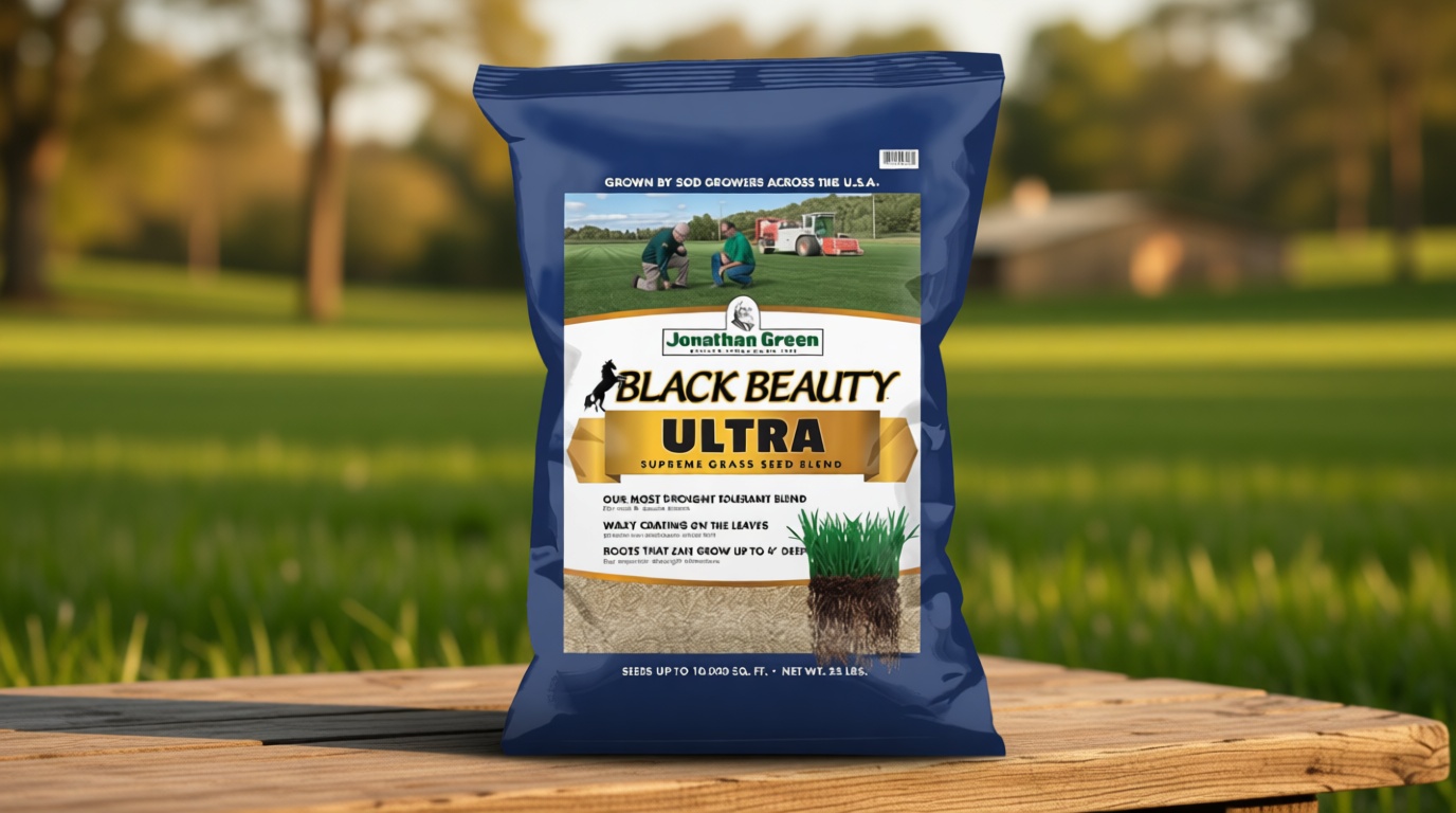 Jonathan Green (10323) Black Beauty Ultra Grass Seed - Cool Season Lawn Seed (25 lb)