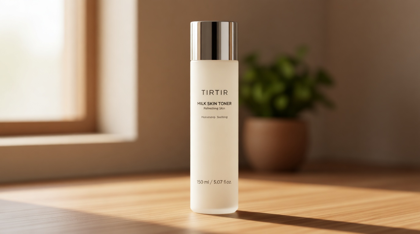 TIRTIR Milk Skin Rice Toner - Deep Moisturizing, Hydrating and Refreshing for face, Niacinamide, Ceramide, Rice Bran Extract, Nature-Oriented Ingredients, Korean Skin Care, Vegan, 150ml / 5.07 fl.oz.