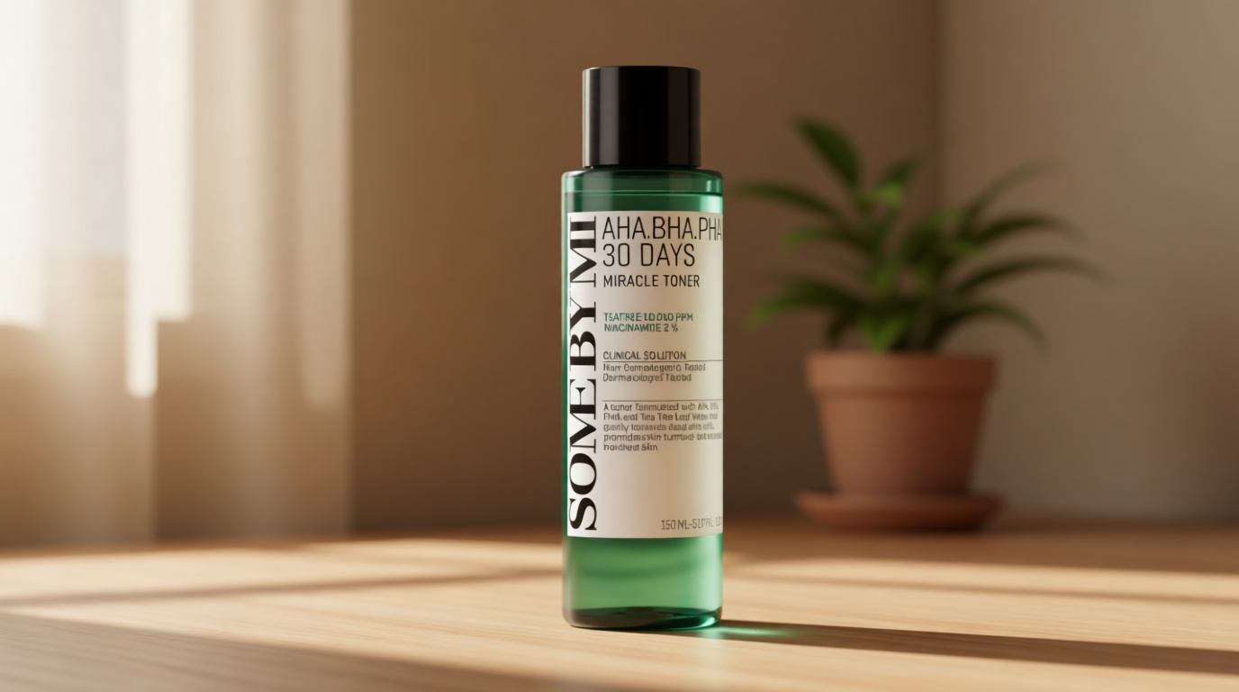 SOME BY MI AHA BHA PHA 30 Days Miracle Toner – 5.07oz, 150ml – Korean Salicylic Acid Exfoliating Face Toner for All Skin Types – Daily Pore Care & Oil Control with 2% Niacinamide – Korean Skin Care