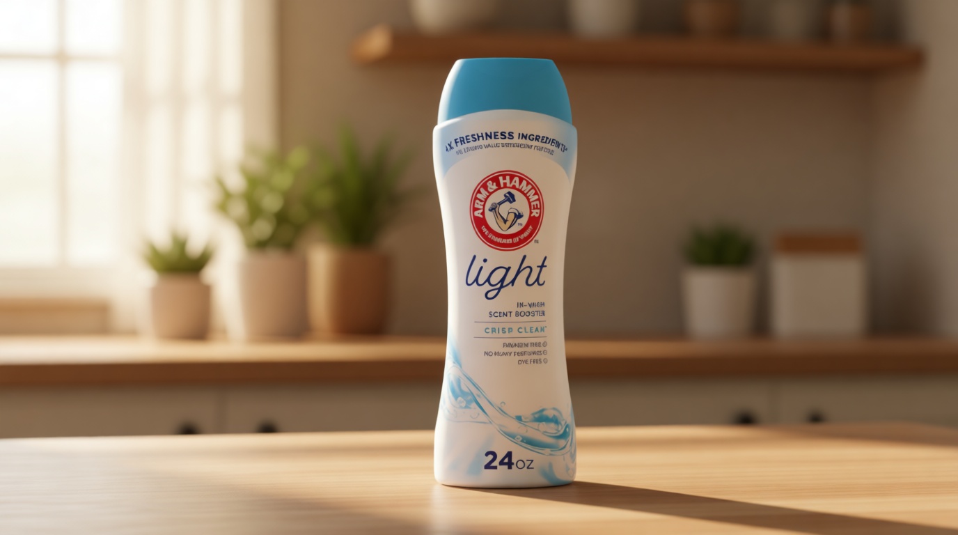 ARM & HAMMER Light In-Wash Scent Booster, Laundry Scent Booster Crisp Clean scent, 24 Oz