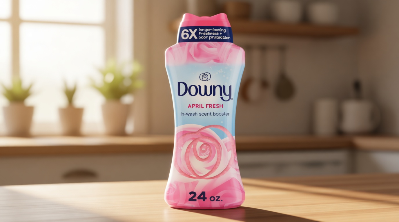Downy April Fresh In-Wash Laundry Scent Booster Beads, 24 oz, laundry scent beads, Long-lasting Freshness