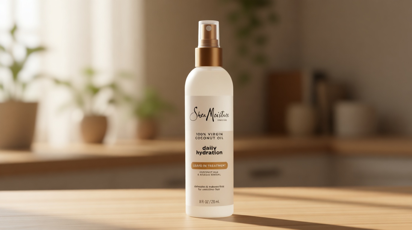 SheaMoisture 100% Virgin Coconut Oil Leave-in Treatment, 8 Ounce