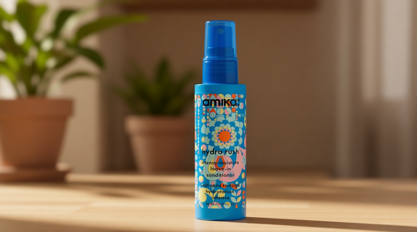 amika Hydro Rush Intense Moisture Leave-In Conditioner with Hyaluronic Acid