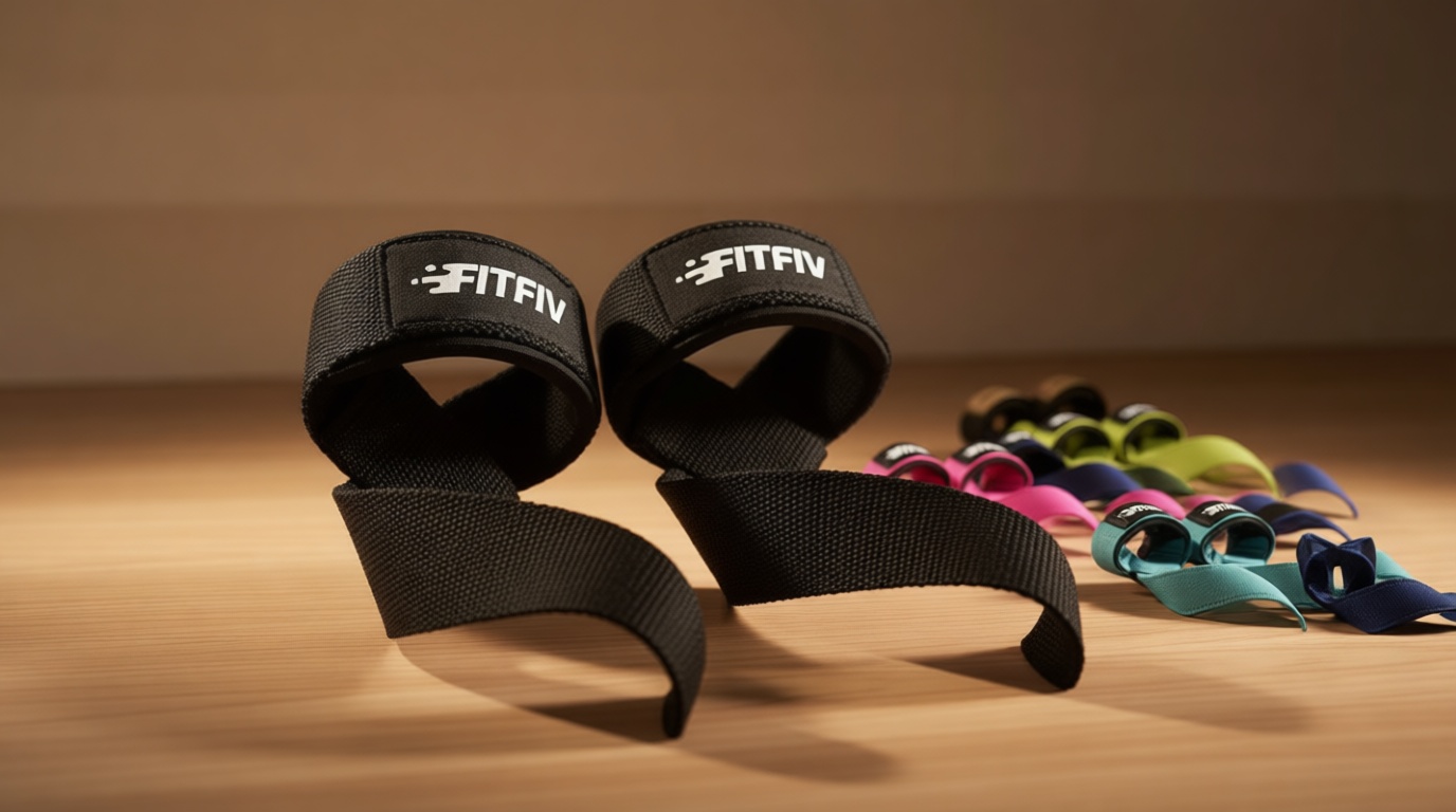 Lifting Straps for Weightlifting, Lifting Wrist Straps for Gym Strength Training, Neoprene-padded Wrist Cushion - Men & Women