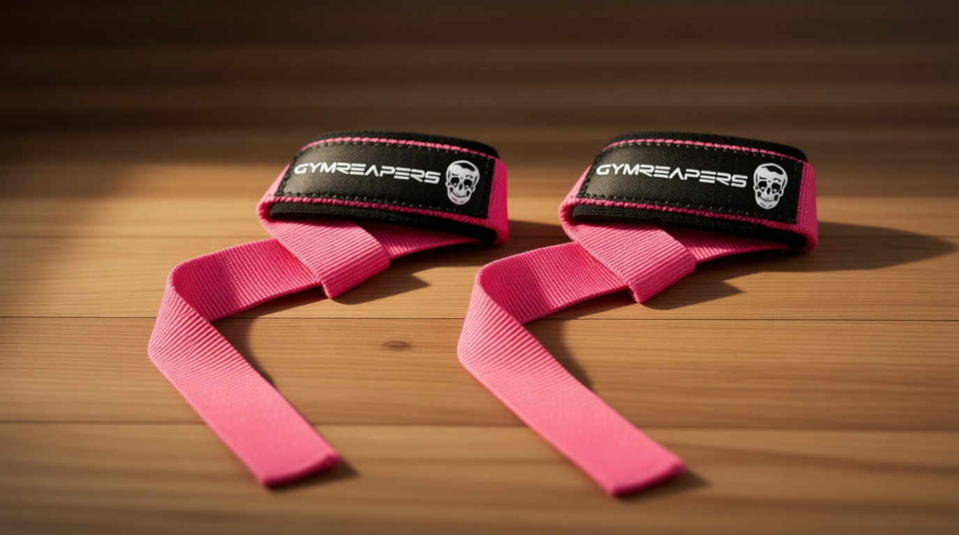 Gymreapers Lifting Wrist Straps for Weightlifting, Bodybuilding, Powerlifting, Strength Training, & Deadlifts - Padded Neoprene with 18 inch Cotton