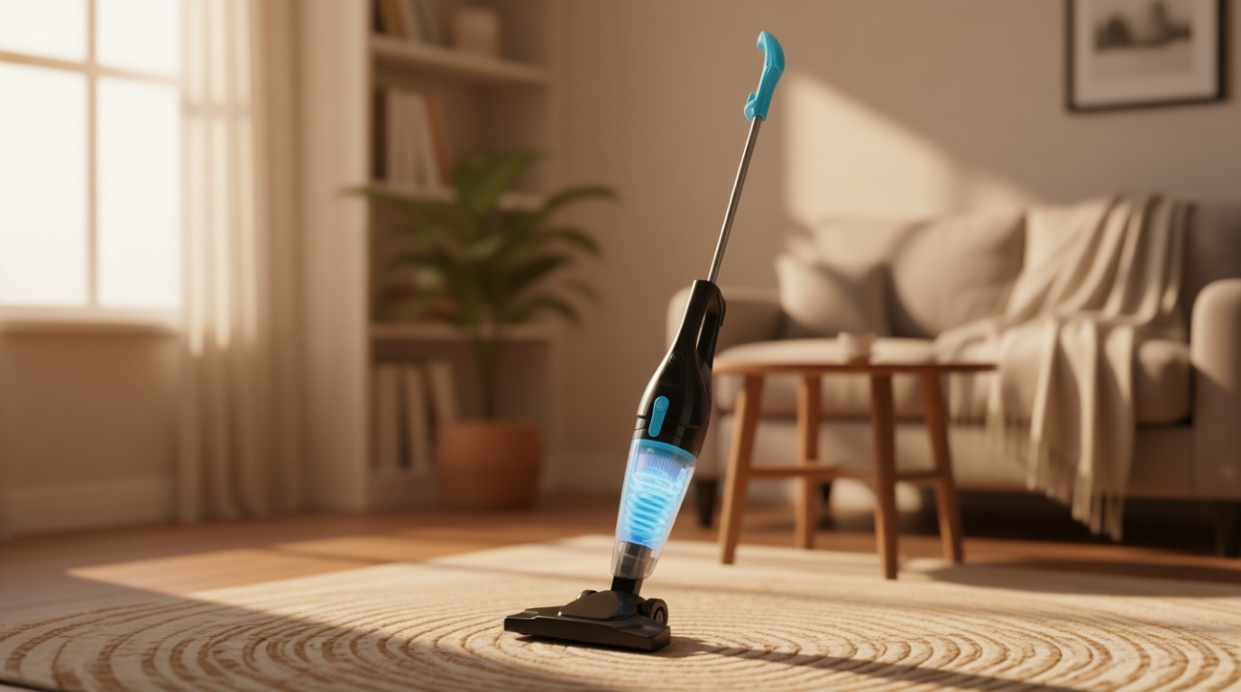 Intercleaner Corded Vacuum Cleaner, 15KPa Powerful Suction with 400W Motor, 12 in 1 Lightweight Bagless Stick Vac with Handheld, Ultra Quiet, for Hardwood Floor Carpet Car Pet Hair