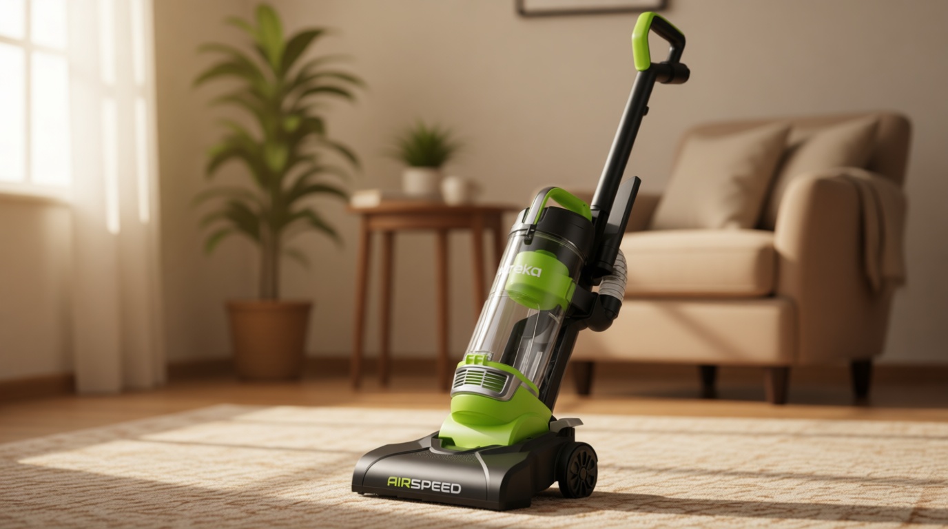 Eureka Airspeed Ultra-Lightweight Compact Bagless Upright Vacuum Cleaner, NEU10AE4, Green