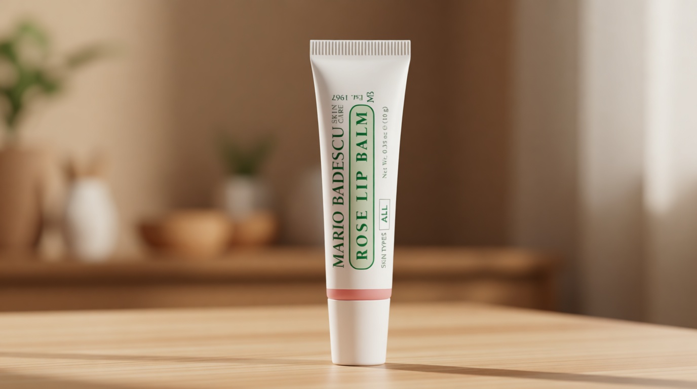Mario Badescu Moisturizing Lip Balm for Dry Cracked Lips, Infused with Coconut Oil and Shea Butter, Ultra-Nourishing Lip Care Moisturizer for Soft, Smooth and Supple Lips