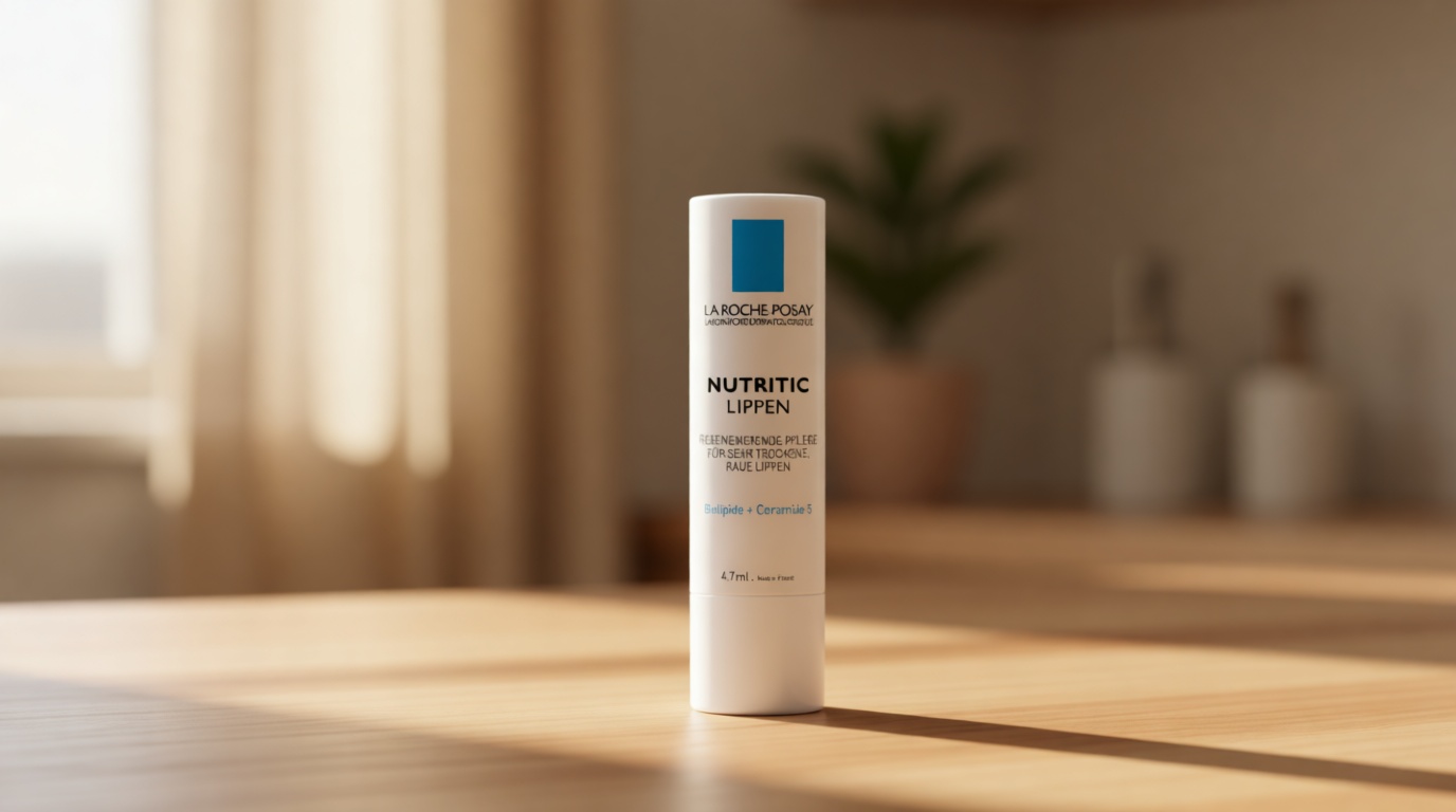 La Roche-Posay Nutritic Lip Balm for Very Dry Lips, Soothes and Repairs Chapped Lips with Shea Butter and Ceramides, 0.15 Fl Oz (Pack of 1)