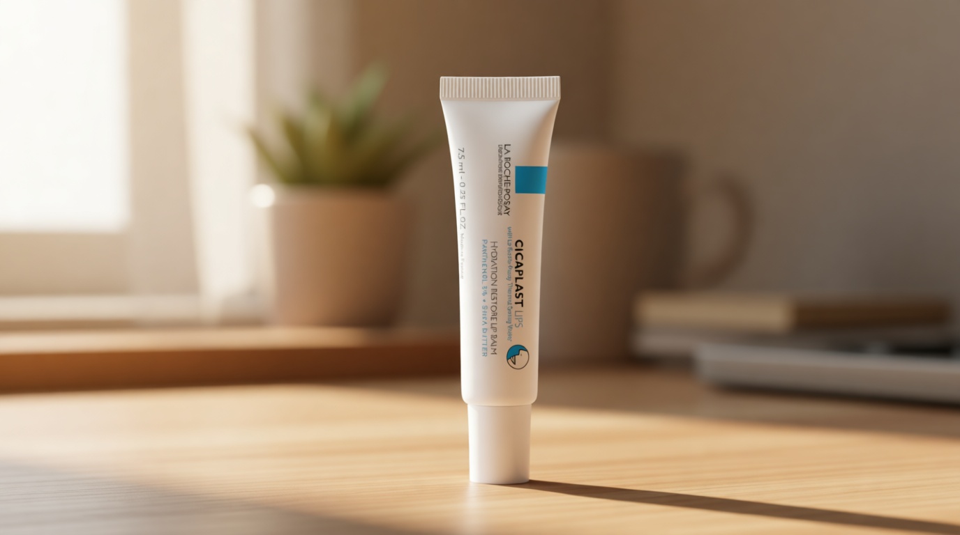 La Roche-Posay Cicaplast Lip Balm B5, Hydrating Balm with Shea Butter, Lip Treatment for Dry Cracked Lips, Moisturizing and Repairing Balm, Fragrance Free