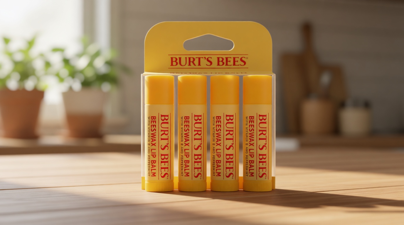 Burt's Bees 100% Natural Moisturizing Lip Balm (Original Beeswax)
