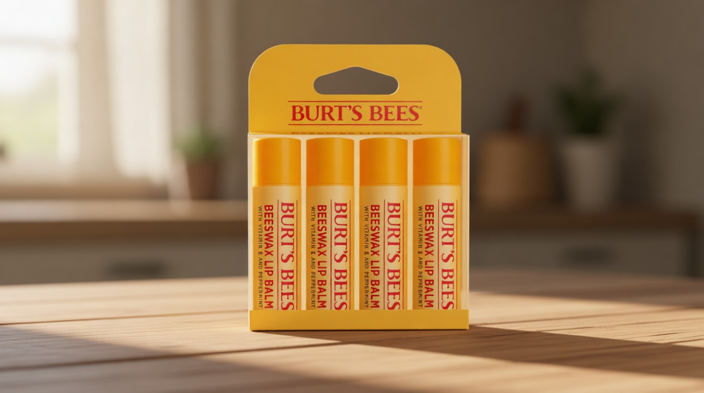 Burt's Bees 100% Natural Moisturizing Lip Balm (Original Beeswax)