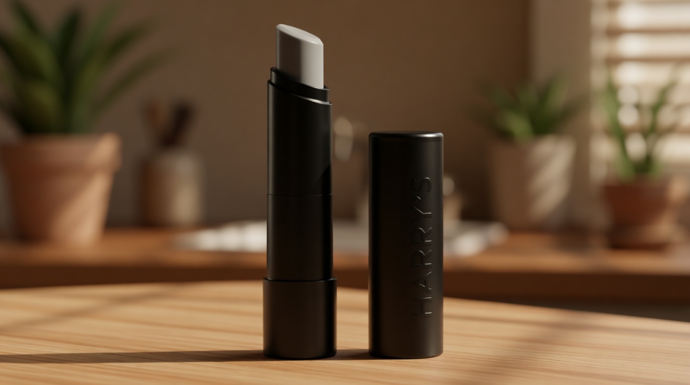 Harry's Black Lip Balm for Men - Hydrating Men's Lip Balm with Natural Finish - Korean Skincare Technology with Meadowfoam Oil