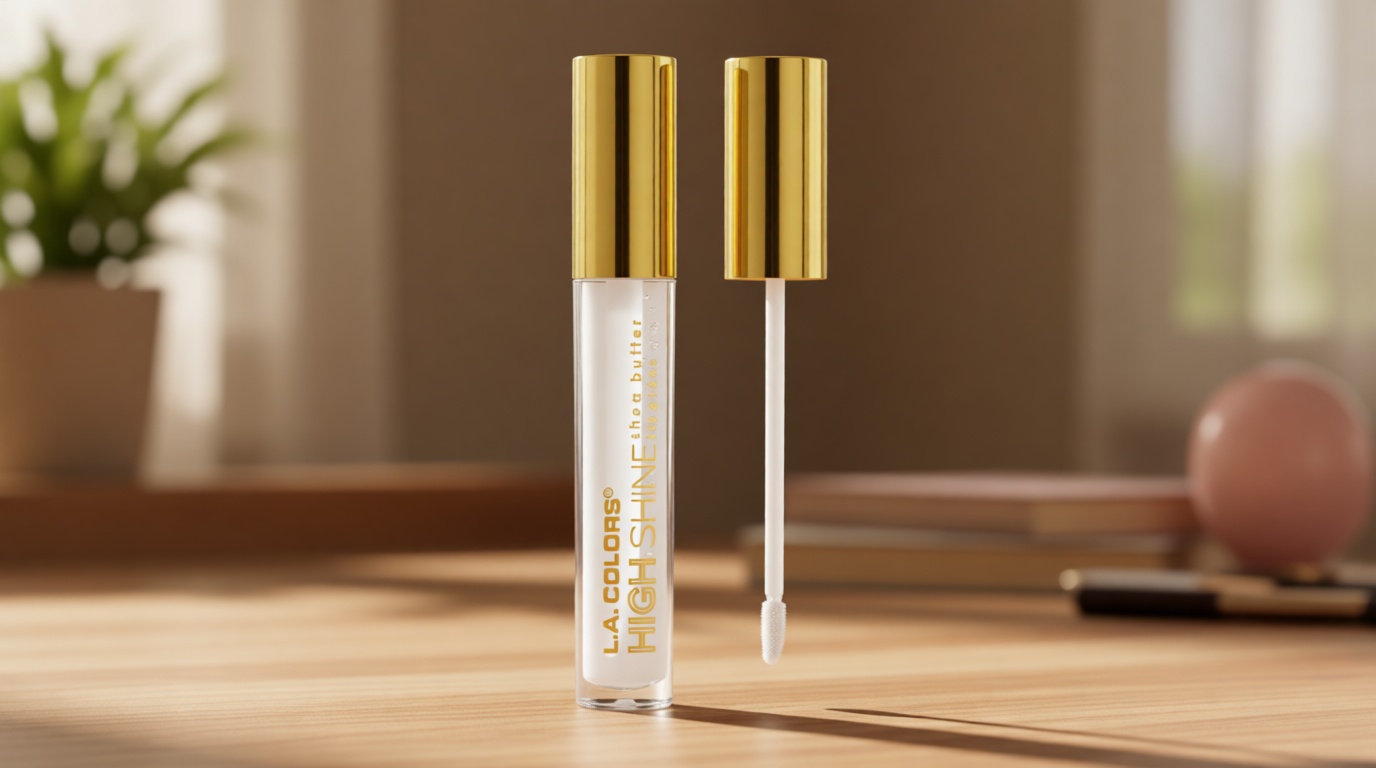 L.A. COLORS High Shine Lipgloss, Clear CLG932