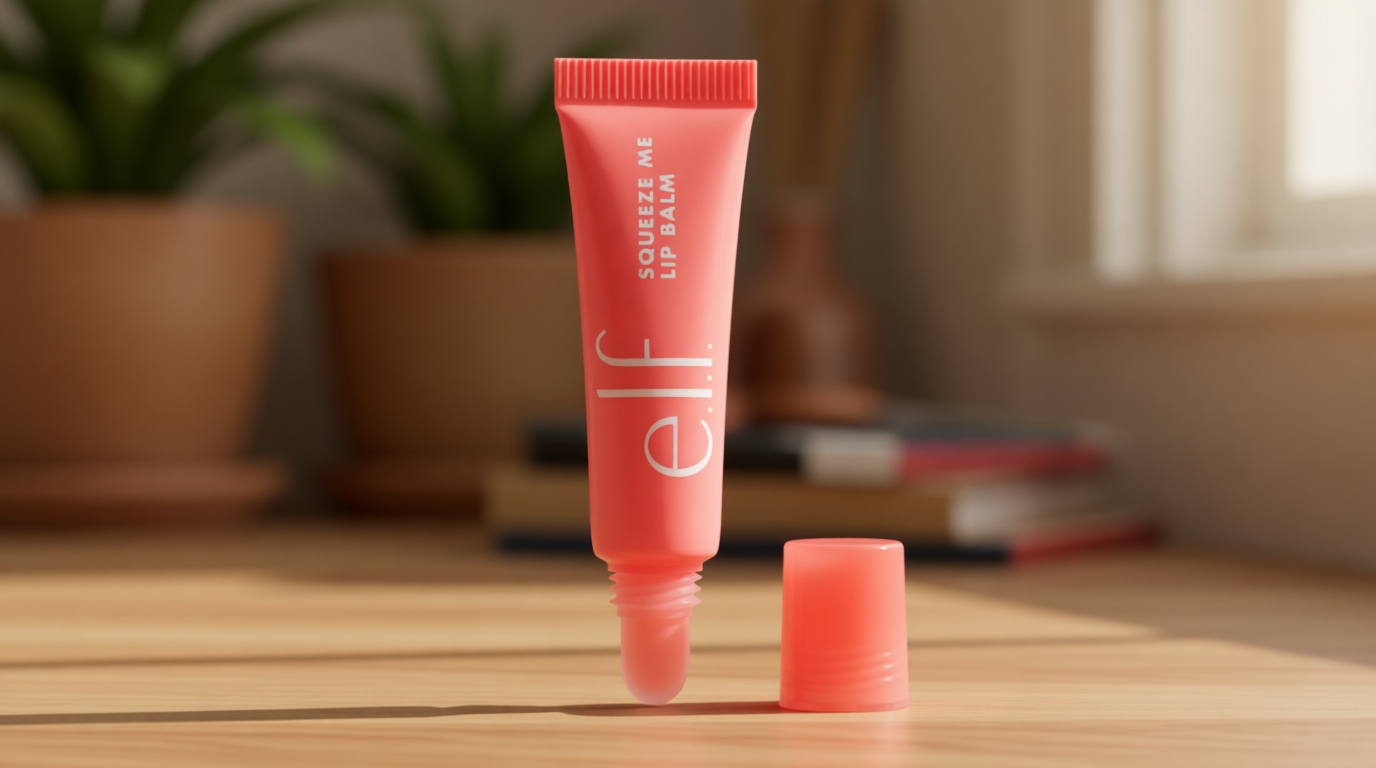 e.l.f. Squeeze Me Lip Balm, Moisturizing Lip Balm for A Sheer Tint of Color, Infused with Hyaluronic Acid, Vegan & Cruelty-Free