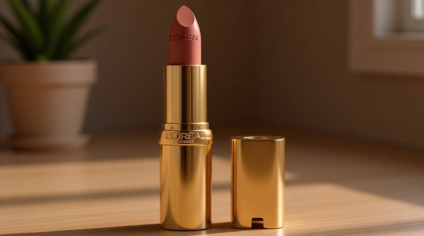 L'Oreal Paris Colour Riche Original Creamy, Hydrating Satin Lipstick with Argan Oil and Vitamin E, Fairest Nude, 1 Count