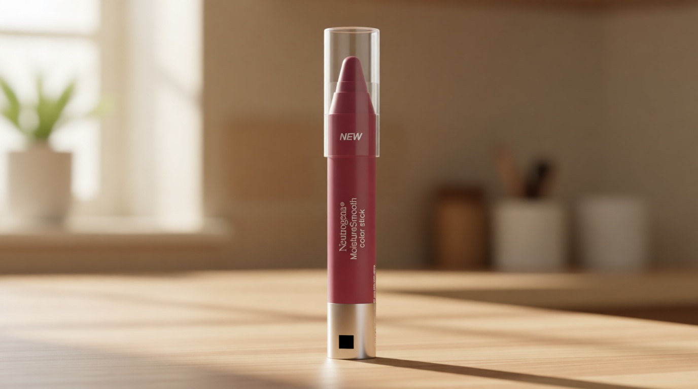 Neutrogena Moisturesmooth Color Lipstick, 70 Plum Perfect, .011 Oz.