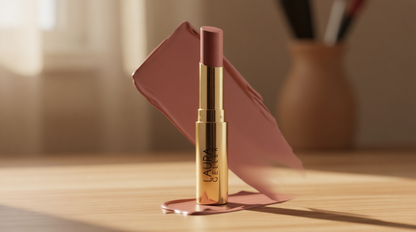 LAURA GELLER NEW YORK Jelly Balm Moisturizing Tinted Lip Balm - A Latte Love - Hydrating Vitamin E - Semi-Shine Finish