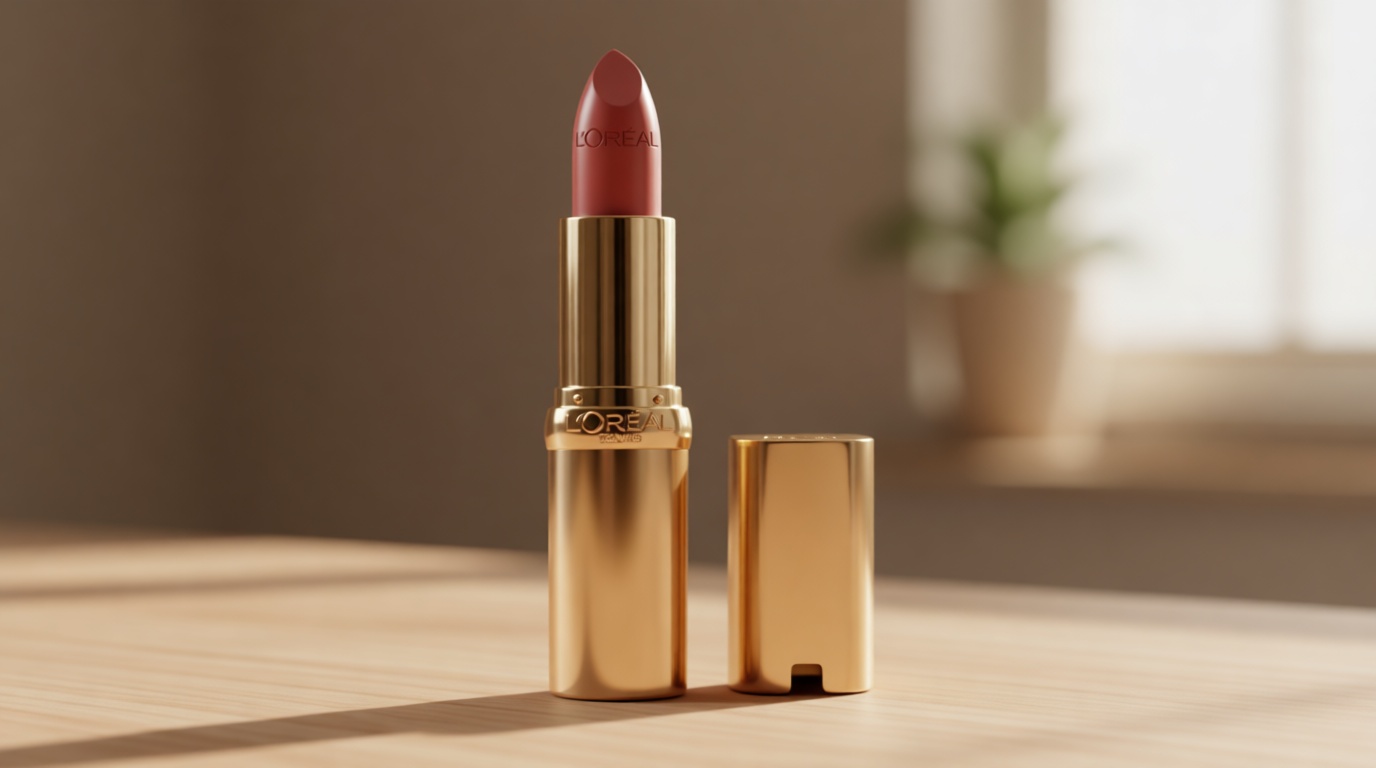 L'Oreal Paris Colour Riche Original Creamy, Hydrating Satin Lipstick with Argan Oil and Vitamin E, Caramel Latte , 1 Count