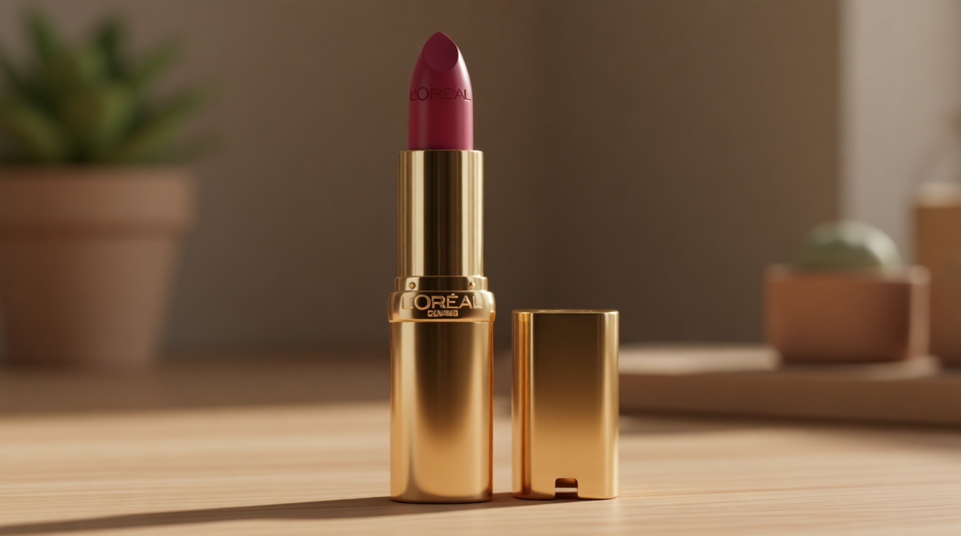 L'Oreal Paris Colour Riche Original Creamy, Hydrating Satin Lipstick with Argan Oil and Vitamin E, Blushing Berry , 1 Count