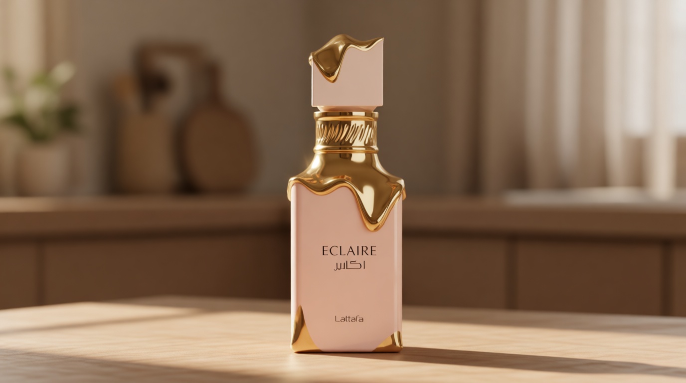 Lattafa Eclaire - Vanilla, Caramel, Sweet, Floral - Eau de Parfum Long-Lasting Fragrance for Women, 3.40 Ounce / 100 ml