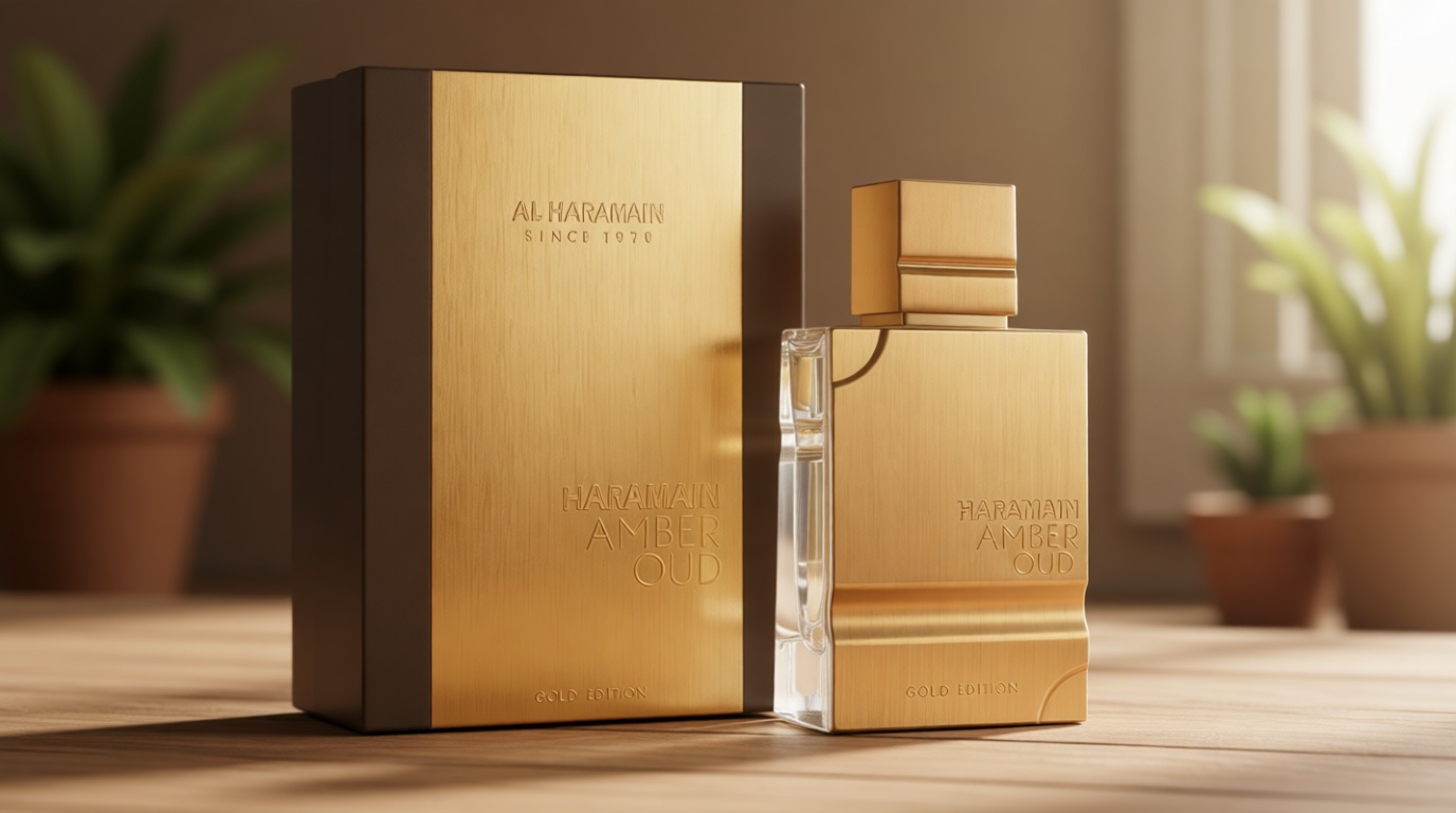 Al Haramain Amber Oud Gold Edition - Arabian Perfume for Women and Men Unisex - Long Lasting Amber - 2 oz