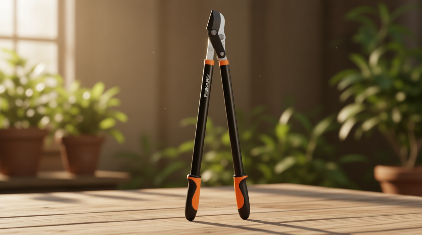 Fiskars 28-Inch Power-Lever Garden Bypass Lopper and Tree Trimmer, Sharp Precision-Ground Steel Blade for Cutting Branches up to 1.75-Inch Diameter